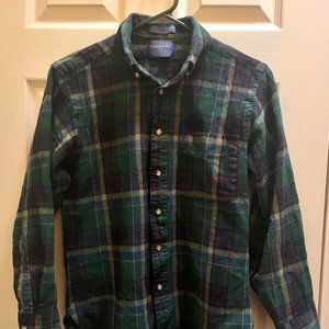 Pendleton Flannel - Green, blue, red - Size Medium